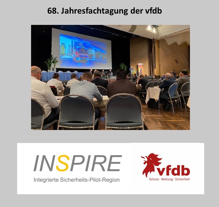 Lessons Learned von INSPIRE auf der 68. vfdb Jahresfachtagung präsentiert